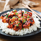 Arroz con pollo Teriyaki